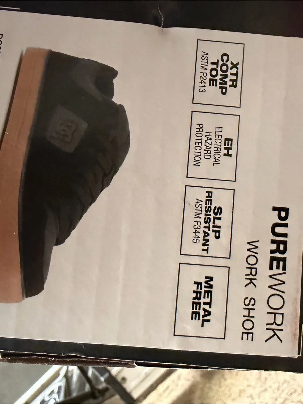 DC Men’s Black Sneakers with Brown Gum Sole
